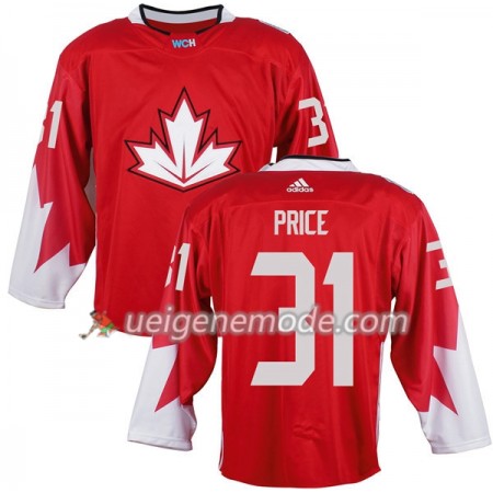 Kanada Trikot Carey Price 31 2016 World Cup Rot